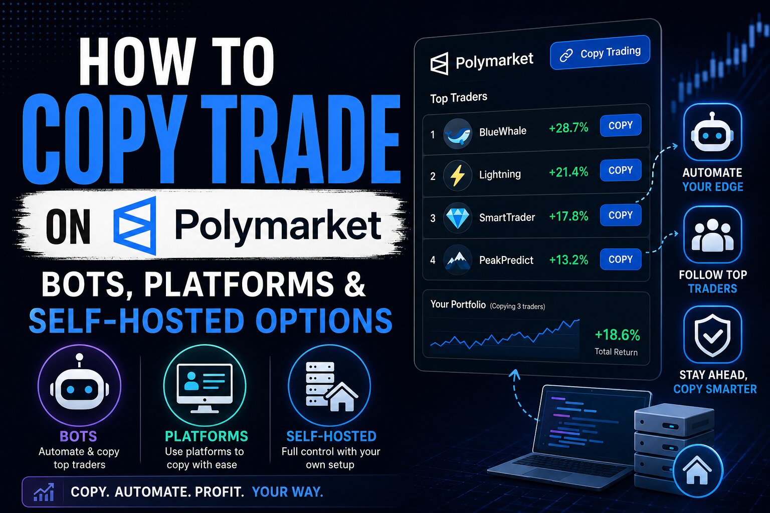 Copy trading on Polymarket