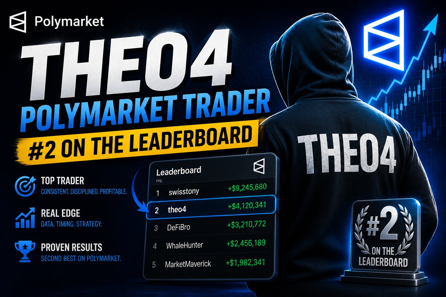 Theo4 on Polymarket: The Second Wallet Behind the Biggest Election Bet